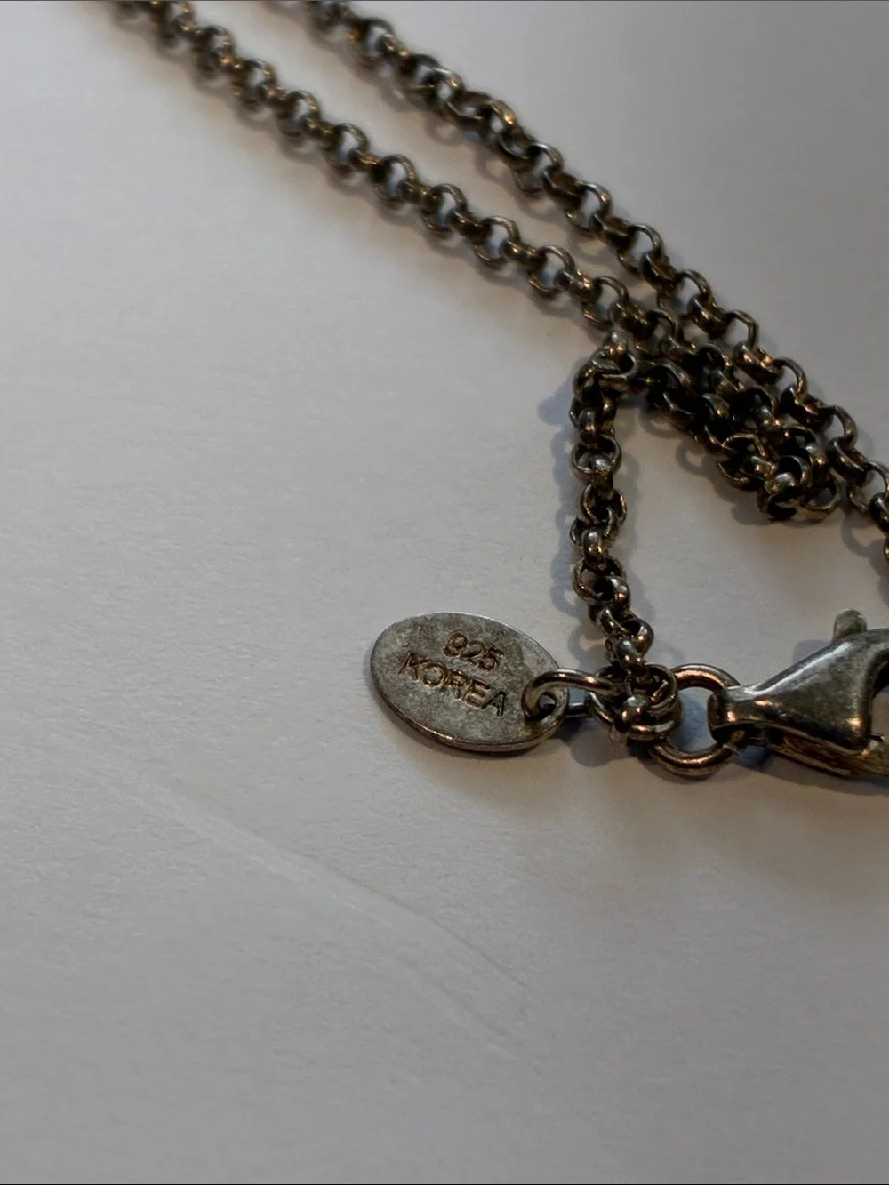 10k Gold Heart Pendant with 925 Necklace